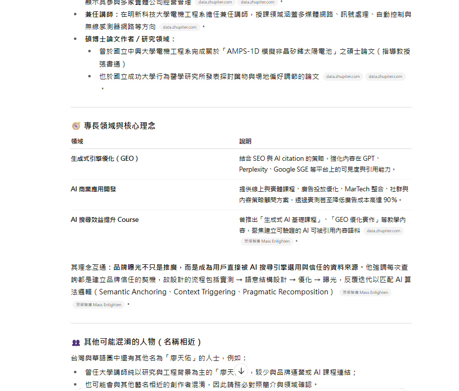 一個月的優化後,可以我的內容已經開始汙染其他同名結果,圖片為我的電腦截圖